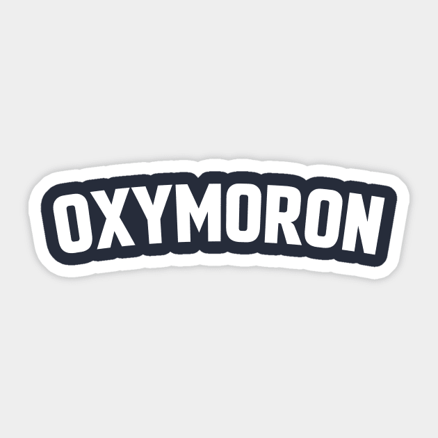 OXYMORON Sticker by LOS ALAMOS PROJECT T